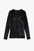 Luma Velvet Top - Black WOMEN'S