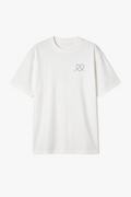 Prism Tee UNISEX - White - Iridescent Crystal
