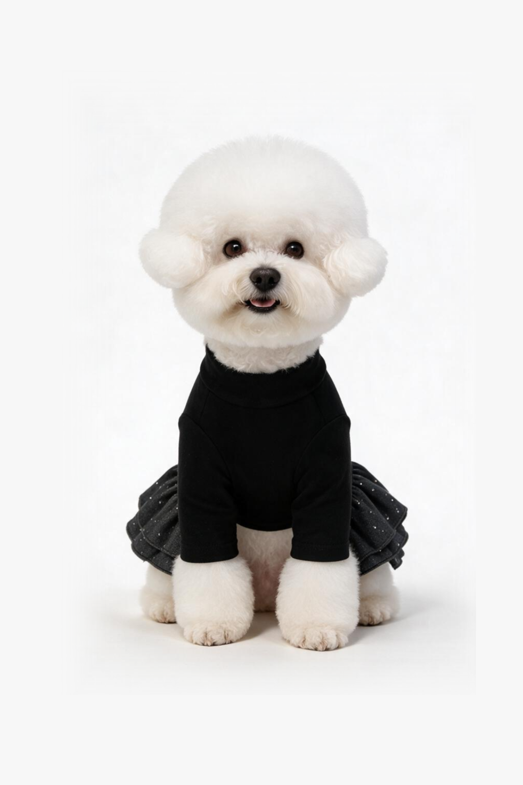 Starlit Dog Dress — Black DOGS · GIRLS